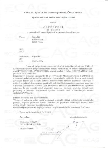 Certifikáty