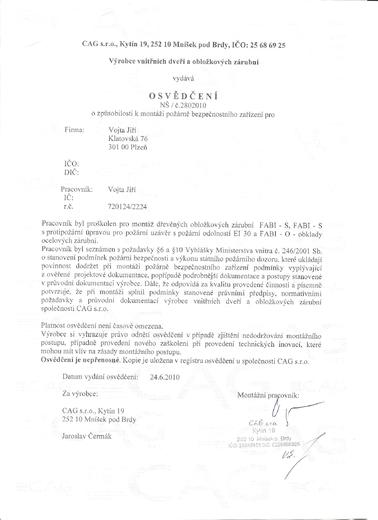 Certifikáty
