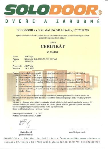Certifikáty